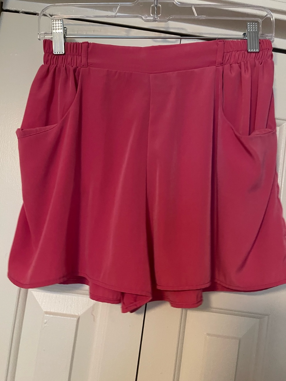 Pink Flowy Shorts Women